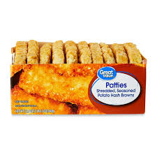 Great Value Seasoned Hashbrown Patties 10ct