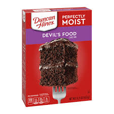 Duncan Hines Devils Food Chocolate Cake Mix, 15.25 oz