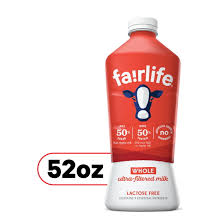 Fairlife Lactose Free Ultra Filtered Whole Milk 52 fl oz