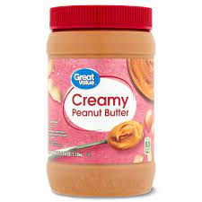 Great Value Creamy Peanut Butter, 40 oz Jar