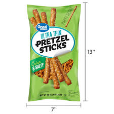 Great Value Ultra Thin Pretzel Sticks 16oz