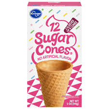 Kroger Sugar Cones 12ct