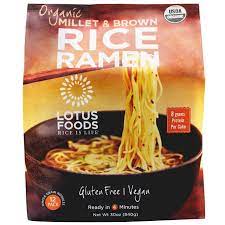 Lotus Foods Organic Millet & Brown Rice Ramen 12 x 2.5 oz