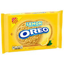 Oreo Lemon Creme Sandwich Cookies Family Size