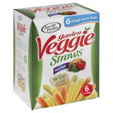 Sensible Portions Garden Veggie Straws Sea Salt 6ct