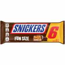 Snickers Fun Size Chocolate Candy Bars 6ct
