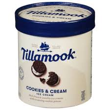 Tillamook Cookies & Cream Ice Cream 1.5qt