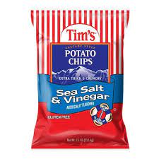 Tim's Sea Salt & Vinegar Potato Chips 7.5oz