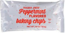 Trader Joe's Peppermint Baking Chips 10oz