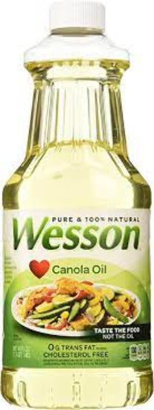 Wesson Canola Oil 48 oz