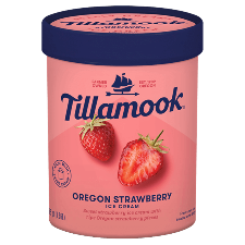 Tillamook Oregon Strawberry Ice Cream 1.5qt