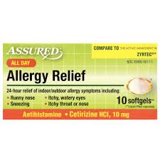 Assured 10mg Allergy Relief Softgels 12ct