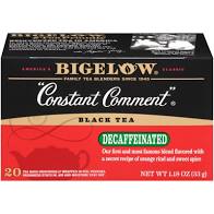 Bigelow Decaffeinated Constant Comment Black Tea Bags, 20 Count