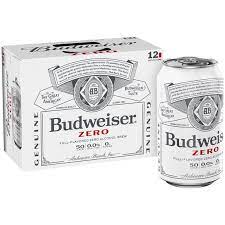 Budweiser Zero Full-Flavored Zero Alcohol Brew Beer, Price Includes Deposit