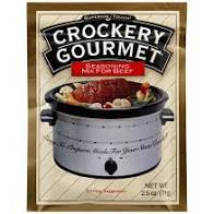 Crockery Gourmet Seasoning Mix for Beef 2.5 oz.