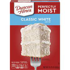 Duncan Hines Classic White Cake Mix 15.25oz