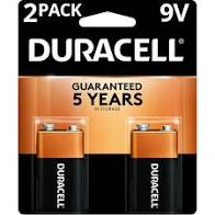 Duracell 9V Batteries 2ct