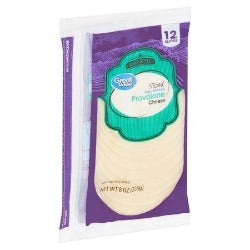 Sliced Non-Smoked Provolone Cheese 12ct 8oz