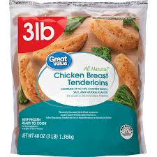 Great Value Crispy Chicken Breast Strips 1lb 9oz