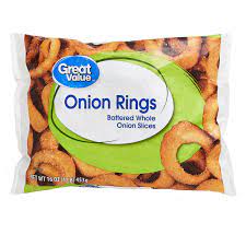 Great Value Onion Rings Battered Whole Onion Slices 16oz