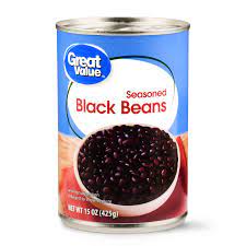 Great Value Seasoned Black Beans 15oz