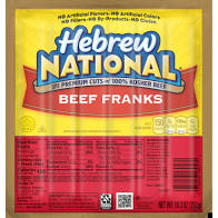 Hebrew National Beef Franks, 10.3 oz, 6 Hot Dogs
