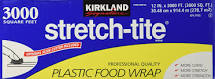 Kirkland Signature 12" Plastic Food Wrap 3000'
