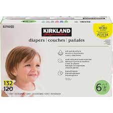 Kirkland Signature Diapers Size 6, 132ct