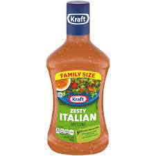Kraft Zesty Italian Dressing, 24 fl oz Bottle