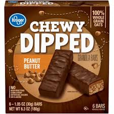 Kroger Chewy Dipped Peanut Butter Granola Bars 6ct