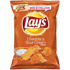 Lays Cheddar & Sour Cream Potato Chips 7.75oz
