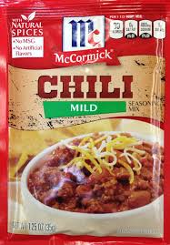 McCormick Mild Chili Seasoning Mix 1.25oz