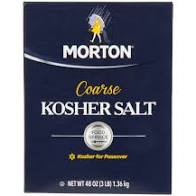Morton Coarse Kosher Salt 3lbs