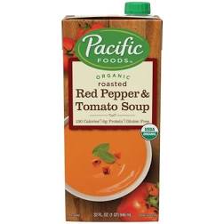 Pacific Foods Organic Roasted Red Pepper Tomato Soup 32oz