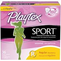Playtex Sport Regular Absorbency Tampons 36ct