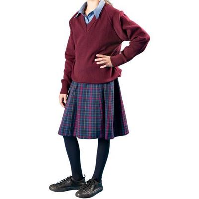 Pleated Skirt Tartan Junior Size 14