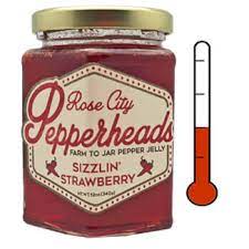 Rose City Pepperheads Sizzlin' Strawberry 3oz.