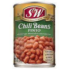 S&W Chili Beans Pinto 15.5oz