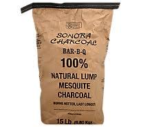 Charcoal 100% Natural Lump Mesquite Charcoal 15lbs