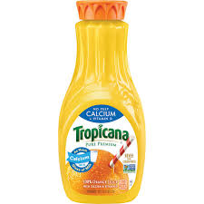 Tropicana No Pulp Orange Juice with Calcium 52oz