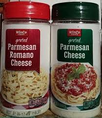 Winco Grated Parmesan Cheese 8oz
