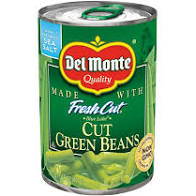 Del Monte Cut Green Beans w/ Natural Sea Salt 14.5oz