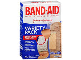 Band-Aid Variety Pack 30 Assorted Sizes