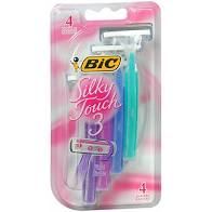 Bic Silky Touch Womens Razors 4ct