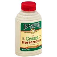 Beaver Cream Horseradish 12oz